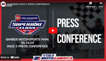 Video: Steel Commander Superbike Race Three Press Conference From Barber Motorsports Park